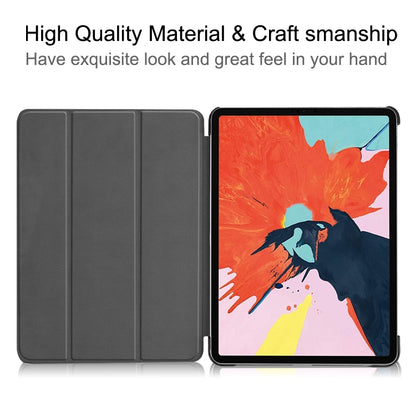 For iPad Air 2022 / 2020 10.9 Colored Drawing Horizontal Flip Leather Case with Three-folding Holder & Sleep / Wake-up Function(Starry Sky) - Apple Accessories by buy2fix | Online Shopping UK | buy2fix