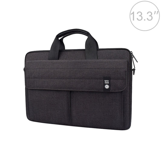 ST08 Handheld Briefcase Carrying Storage Bag without Shoulder Strap for 13.3 inch Laptop(Black) - 13.3 inch by buy2fix | Online Shopping UK | buy2fix