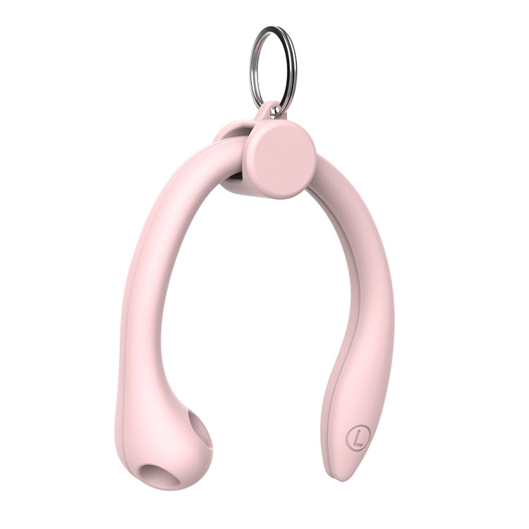 For AirPods 1 / 2 / AirPods Pro / Huawei FreeBuds 3 Wireless Earphones Silicone Anti-lost Lanyard Ear Hook(Pink) - Apple Accessories by buy2fix | Online Shopping UK | buy2fix