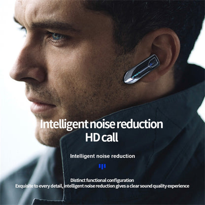 ME-3 Bluetooth 5.0 Business Style Touch Switch Bluetooth Earphone(Blue) - Bluetooth Earphone by buy2fix | Online Shopping UK | buy2fix