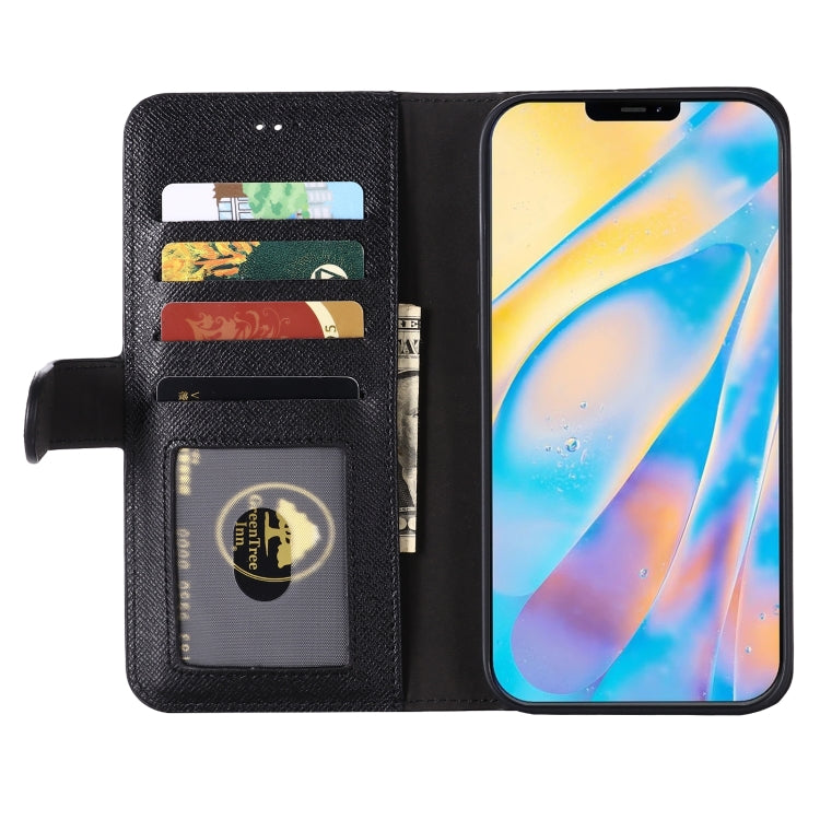 For iPhone 12 mini GEBEI Top-grain Leather Horizontal Flip Protective Case with Holder & Card Slots & Wallet & Photo Frame (Black) - iPhone 12 mini Cases by GEBEI | Online Shopping UK | buy2fix