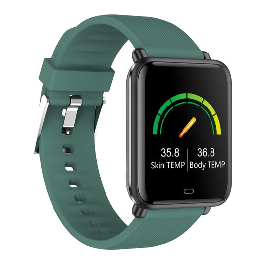 Q9T 1.3 inch TFT Touch Screen Dual-mode Bluetooth Smart Watch, Support Body Temperature Detection / Blood Oxygen Monitor / Blood Pressure Monitor(Green) - Smart Wear by buy2fix | Online Shopping UK | buy2fix