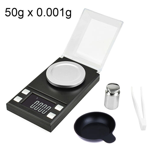 MH-8028 50g x 0.001g High Accuracy Digital Electronic Portable Jewelry Diamond Gem Carat Lab Weight Scale Balance Device with 1.6 inch LCD Screen - Home & Garden by buy2fix | Online Shopping UK | buy2fix