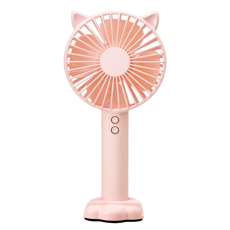 N10 Multi-function Handheld Desktop Holder Electric Fan, with 3 Speed Control (Pink) - Consumer Electronics by buy2fix | Online Shopping UK | buy2fix