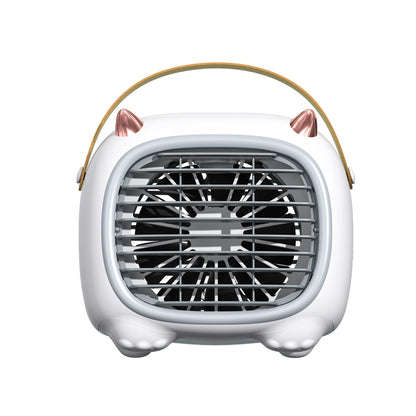 WK WT-F19 Little Monster Water Cooling Fan Desktop Fan (White) - Electric Fans by WK | Online Shopping UK | buy2fix