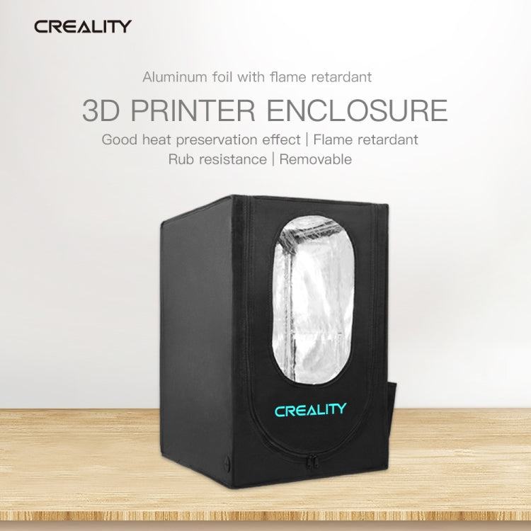 Creality 3D Printer Flame Retardant Aluminum Foil Cloth Protective Cover for Ender-3, Big Size: 70x75x90cm - Consumer Electronics by Creality | Online Shopping UK | buy2fix