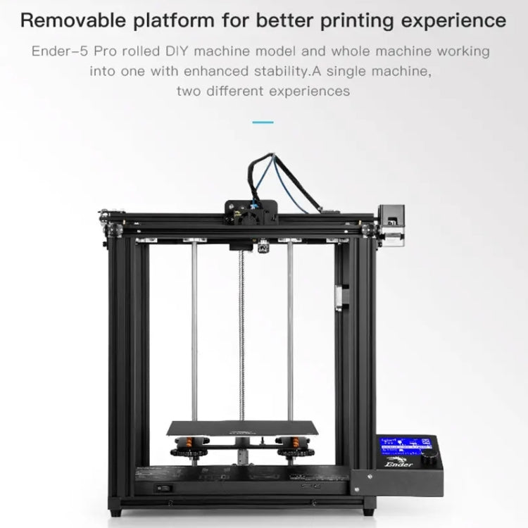 CREALITY Ender-5 Pro Silent Mainboard Double Y-axis DIY 3D Printer, Print Size : 22 x 22 x 30cm, UK Plug - 3D Printer by Creality | Online Shopping UK | buy2fix