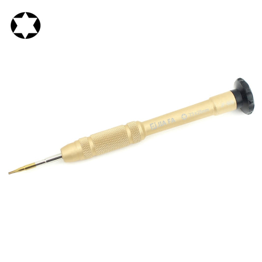 Professional Repair Tool Open Tool 25mm T3 Hex Tip Socket Screwdriver (Gold) - Screwdriver by JIAFA | Online Shopping UK | buy2fix