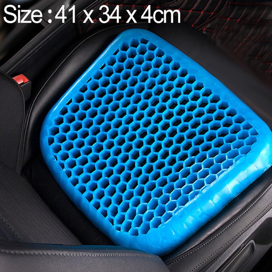 Summer TPE Honeycomb Cool Breathable Chair Cushion Car Office Seat Cushion, Size: 41 x 34 x 4cm - Seat Accessories by buy2fix | Online Shopping UK | buy2fix