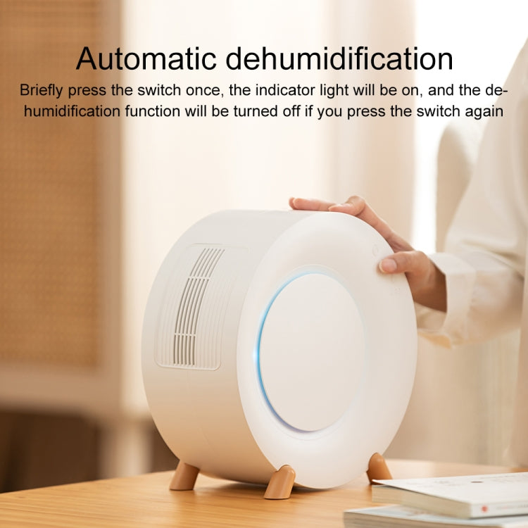 WT-D8 Desktop Mini Dehumidifier with Night Light, Capacity: 1L (White) - Dehumidifiers & Parts by buy2fix | Online Shopping UK | buy2fix