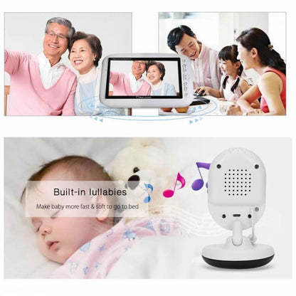 BM-SP820 2.4 inch LCD 2.4GHz Wireless Surveillance Camera Baby Monitor with 7-IR LED Night Vision, Two Way Voice Talk(White) - Security by buy2fix | Online Shopping UK | buy2fix