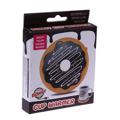 Donut Design USB Power Cable Desktop Mug Cup Warmer Tea Coffee Drinks Heating Mat Pad - USB Heater by buy2fix | Online Shopping UK | buy2fix