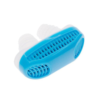 2 in 1 ABS Silicone Anti Snoring Air Purifier (Blue) - Anti Snoring Tools by buy2fix | Online Shopping UK | buy2fix