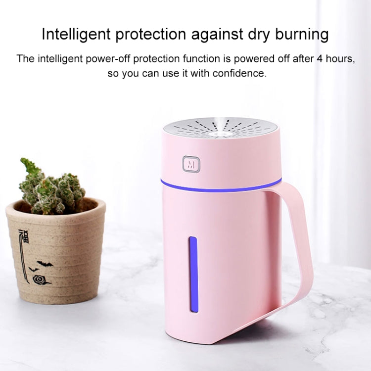 ML-S2 Water Cup Shape Intelligent Mute LED Night Light Atomized Humidifier Air humidification Machine(Pink) - Home & Garden by buy2fix | Online Shopping UK | buy2fix