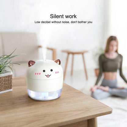 WT-H21 Angel Atomizing Humidifier with Colorful Night Lights, Water Tank Capacity: 200mL(White) - Home & Garden by buy2fix | Online Shopping UK | buy2fix