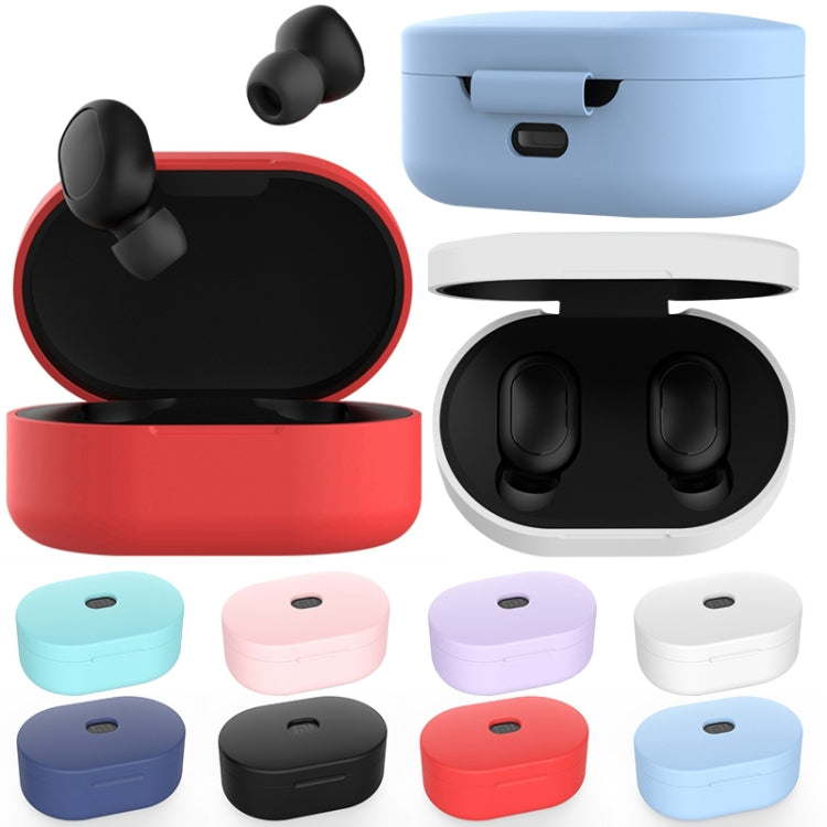 Silicone Charging Box Protective Case for Xiaomi Redmi AirDots / AirDots S / AirDots 2(Red) - Xiaomi Earphone Case by buy2fix | Online Shopping UK | buy2fix