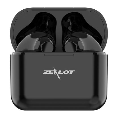 ZEALOT T3 Bluetooth 5.0 TWS Wireless Bluetooth Earphone with Charging Box, Support Touch & Call & Power Display(Black) - TWS Earphone by ZEALOT | Online Shopping UK | buy2fix