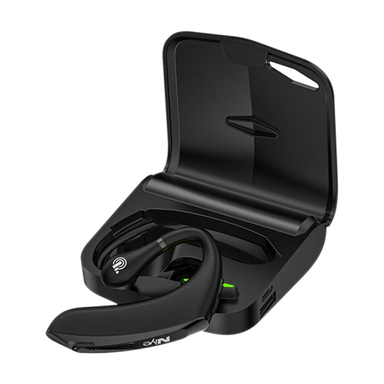 DS800 Bluetooth 5.0 Universal Hanging Ear Style Business Sports Wireless Bluetooth Earphone with Charging Box (Black) - Bluetooth Earphone by buy2fix | Online Shopping UK | buy2fix