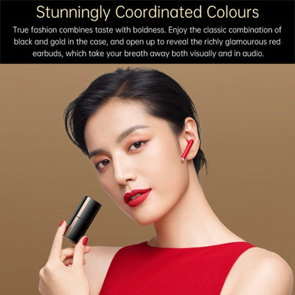Huawei FreeBuds Lipstick ANC Wireless Bluetooth Earphone with Charging Box, Support Pop-up Window Pairing(Red) - Bluetooth Earphone by Huawei | Online Shopping UK | buy2fix