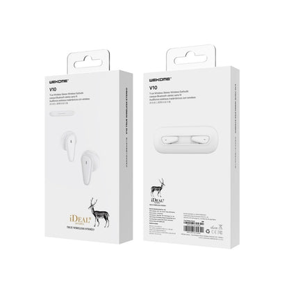 WK V10 White Deer Series TWS IPX4 In-ear Waterproof Bluetooth 5.0 Earphone with Charging Box - Bluetooth Earphone by WK | Online Shopping UK | buy2fix