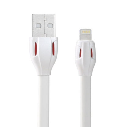 REMAX RC-035i Laser Series 1m 2.1A 8 Pin to USB Data Sync Charger Cable with LED Indicator(White) - Normal Style Cable by REMAX | Online Shopping UK | buy2fix