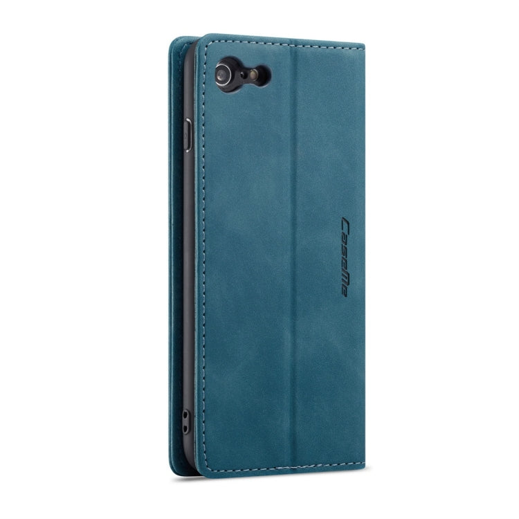 CaseMe-013 Multifunctional Retro Frosted Horizontal Flip Leather Case for iPhone 6 Plus / 6s Plus, with Card Slot & Holder & Wallet(Blue) - Apple Accessories by CaseMe | Online Shopping UK | buy2fix