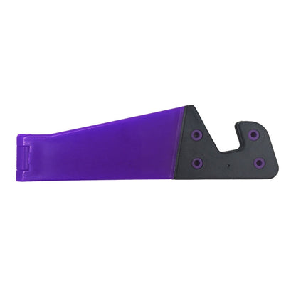 V Shape Universal Mobile Phone Tablet Bracket Holder (Purple) - Desktop Holder by buy2fix | Online Shopping UK | buy2fix