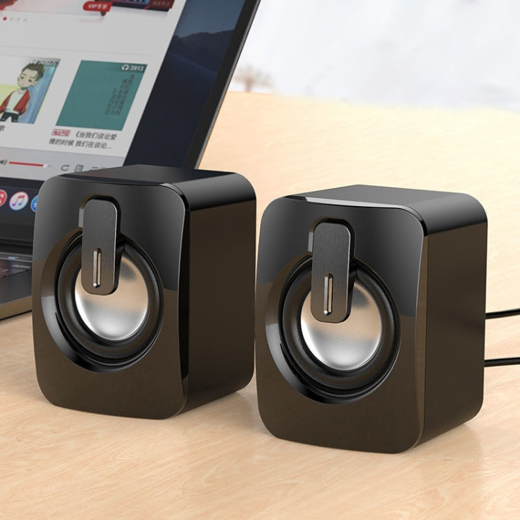 A1 USB Mini High Volume Wired Speaker, Bluetooth Version(Black) -  by buy2fix | Online Shopping UK | buy2fix