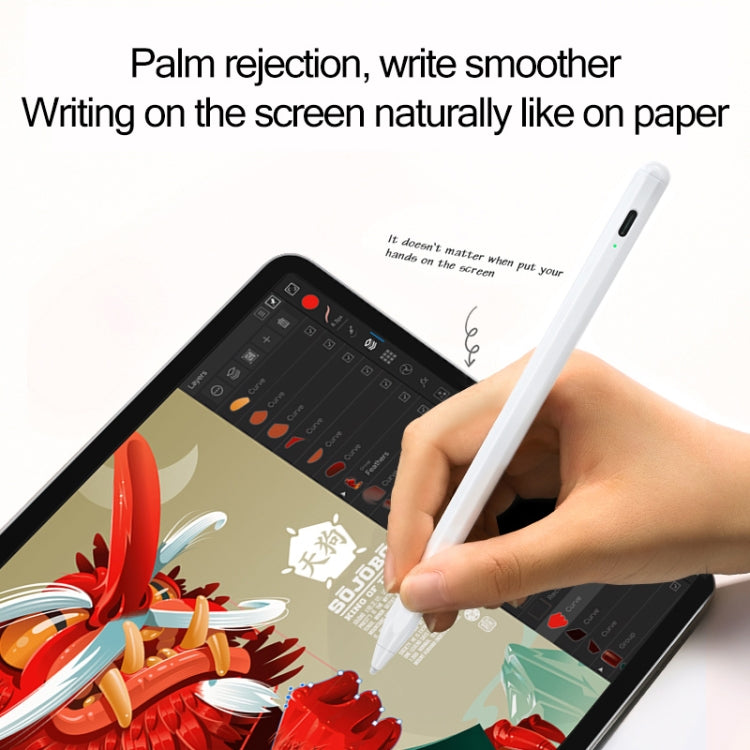 JOYROOM JR-K12 Zhen Miao Series Automatic Dual-mode Capacitive Stylus Pen (White) - Stylus Pen by JOYROOM | Online Shopping UK | buy2fix