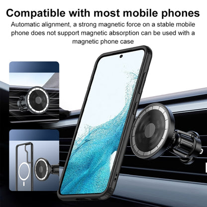 wlons Air Outlet Transparent Magnetic Wireless Charging Car Holder - Wireless Charger Holders by wlons | Online Shopping UK | buy2fix