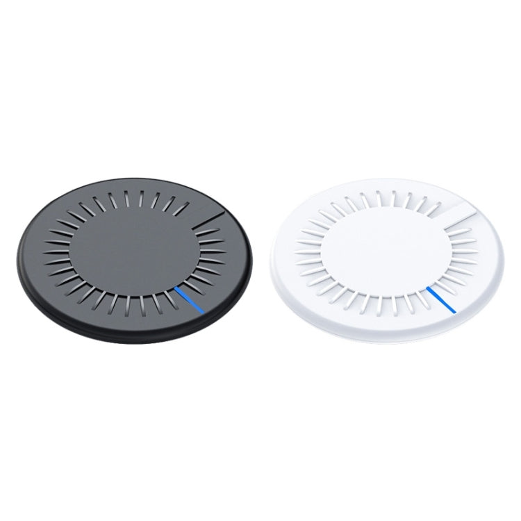 964 15W Round Shape Wireless Fast Charging(Black) - Apple Accessories by buy2fix | Online Shopping UK | buy2fix