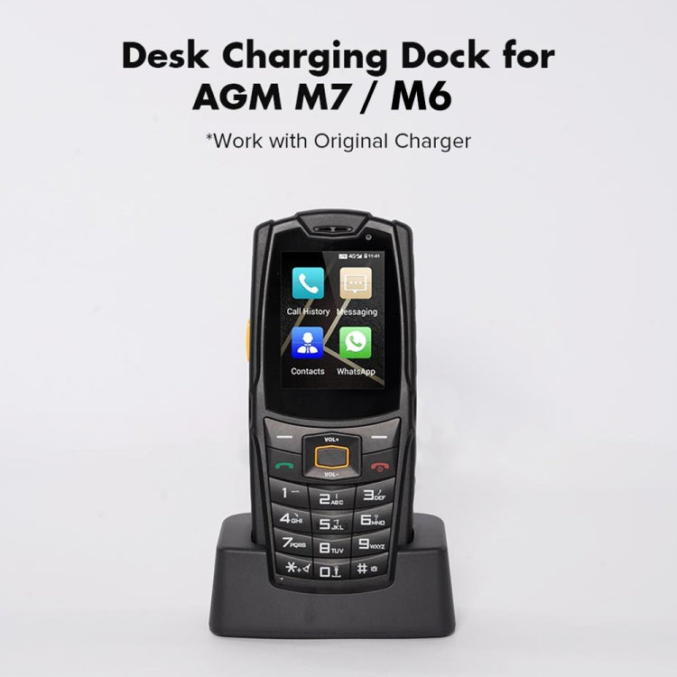 AGM DCD-M67 5V 1A USB-C / Type-C Desktop Charging Dock for AGM M6 / M7 - Dock Charger by AGM | Online Shopping UK | buy2fix