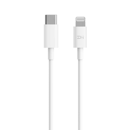 Original Xiaomi AL870C ZMI Type-C / USB-C to 8 Pin Charging Cable, Length: 1m(White) - MFI Cable by Xiaomi | Online Shopping UK | buy2fix