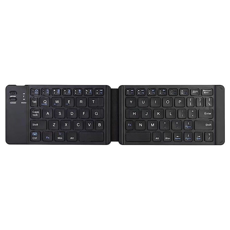 B05 USB Charging Portable Mini Folding Bluetooth Wireless Keyboard (Black) - Mini Keyboard by buy2fix | Online Shopping UK | buy2fix