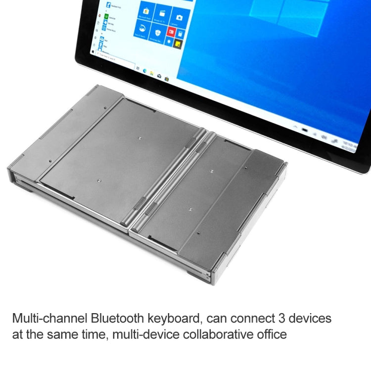 B066 Universal Mini Foldable Bluetooth Wireless Keyboard with Touchpad - Mini Keyboard by buy2fix | Online Shopping UK | buy2fix