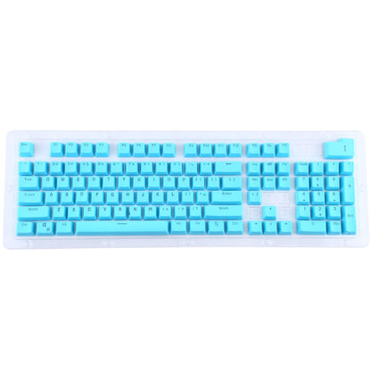 104 Keys Double Shot PBT Backlit Keycaps for Mechanical Keyboard(Blue) - Silicone / Sticker by buy2fix | Online Shopping UK | buy2fix