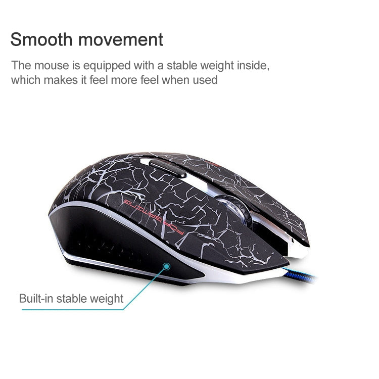 MC Saite A70 Wired LED Backlight USB Mouse - Wired Mice by MC Saite | Online Shopping UK | buy2fix