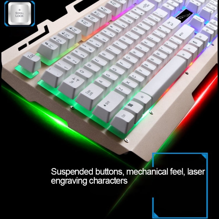 Chasing Leopard G700 USB RGB Backlight Wired Optical Gaming Mouse and Keyboard Set, Keyboard Cable Length: 1.35m, Mouse Cable Length: 1.3m(Black) - Computer & Networking by Chasing Leopard | Online Shopping UK | buy2fix