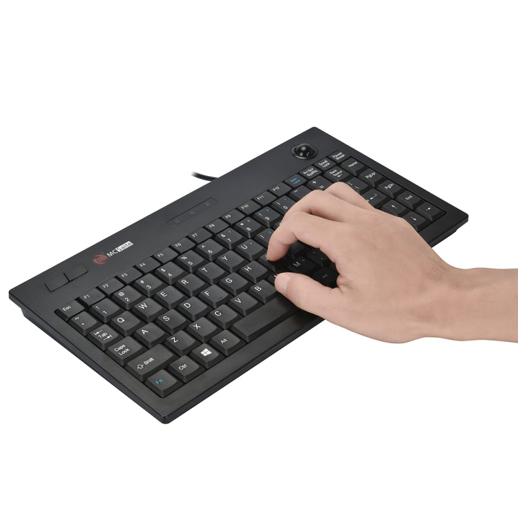 MC Saite MC-9712 Wired 88 Keys Multimedia Computer Keyboard with Trackball for Windows - Wired Keyboard by MC Saite | Online Shopping UK | buy2fix