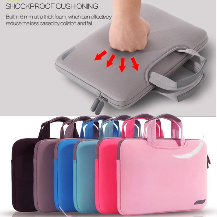 12 inch Portable Air Permeable Handheld Sleeve Bag for MacBook, Lenovo and other Laptops, Size:32x21x2cm(Pink) - 12.1 inch by buy2fix | Online Shopping UK | buy2fix