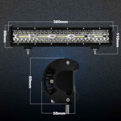 15 inch 75W 7500LM 6000K LED Strip Working Refit Off-road Vehicle Lamp Roof Strip Light - In Car by buy2fix | Online Shopping UK | buy2fix