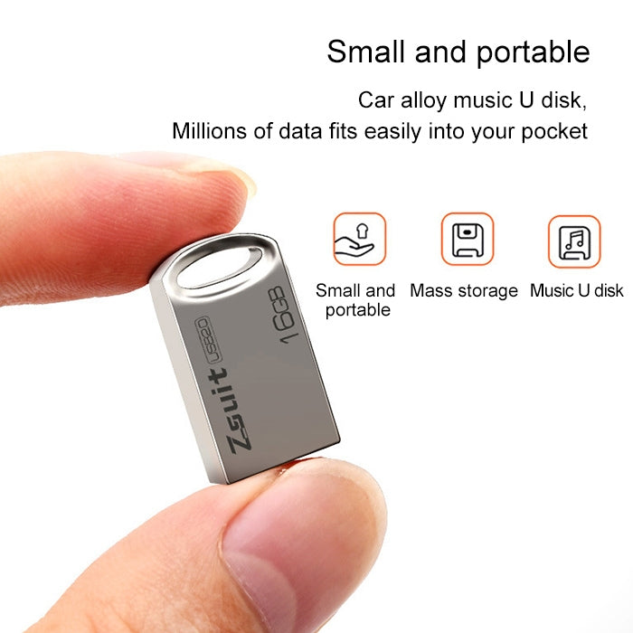 Zsuit 64GB USB 2.0 Mini Metal Ring Shape USB Flash Disk - USB Flash Drives by buy2fix | Online Shopping UK | buy2fix