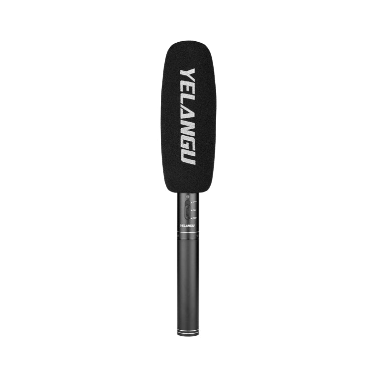 YELANGU YLG9933A MIC07 Professional Interview Condenser Video Shotgun Microphone with 6.5mm Audio Adapter & 3.5mm RXL Audio Cable(Black) - Consumer Electronics by YELANGU | Online Shopping UK | buy2fix