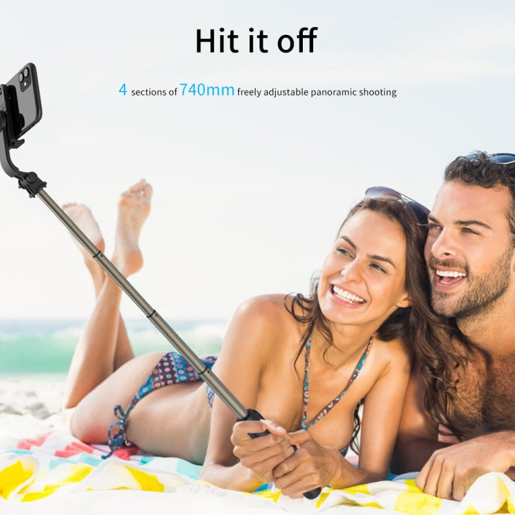 Q03 Bluetooth Remote Control Tripod Selfie Stick Phone Holder (White) - Consumer Electronics by buy2fix | Online Shopping UK | buy2fix