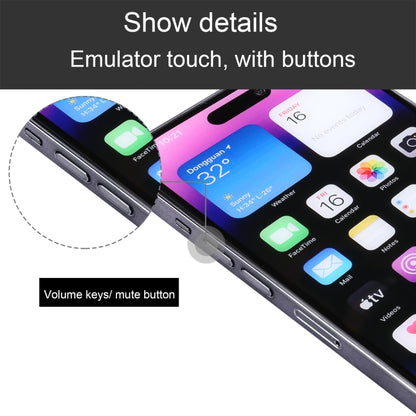 For iPhone 14 Pro Max Color Screen Non-Working Fake Dummy Display Model (Space Black) - For iPhone & iPad by buy2fix | Online Shopping UK | buy2fix