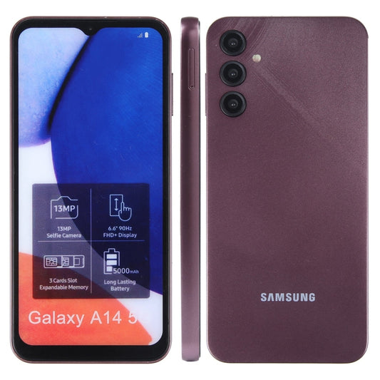 For Samsung Galaxy A14 5G Color Screen Non-Working Fake Dummy Display Model(Dark Red) - For Galaxy by buy2fix | Online Shopping UK | buy2fix