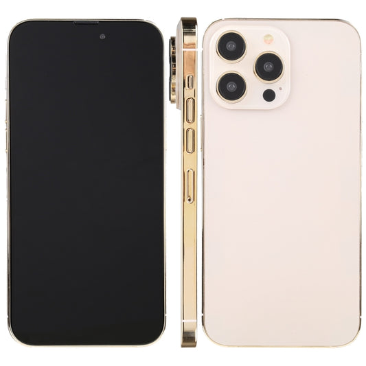 For iPhone 14 Pro Black Screen Non-Working Fake Dummy Display Model (Gold) - For iPhone & iPad by buy2fix | Online Shopping UK | buy2fix