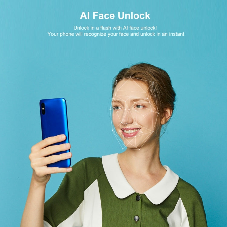 Xiaomi Redmi 9A, 4GB+64GB, 5000mAh Battery, Face Identification, 6.53 inch MIUI 12 MTK Helio G25 Octa Core up to 2.0GHz, Network: 4G, Dual SIM, Support Google Play(Blue) - Xiaomi Redmi by Xiaomi | Online Shopping UK | buy2fix