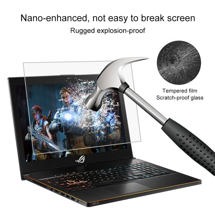 Laptop Screen HD Tempered Glass Protective Film for ASUS ROG GU501 15.6 inch -  by buy2fix | Online Shopping UK | buy2fix