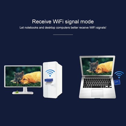 COMFAST CF-726B 650Mbps Dual-band Bluetooth Wifi USB Network Adapter Receiver - USB Network Adapter by COMFAST | Online Shopping UK | buy2fix